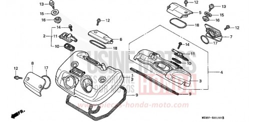 COUVERCLE DE CULASSE VT600CW de 1998